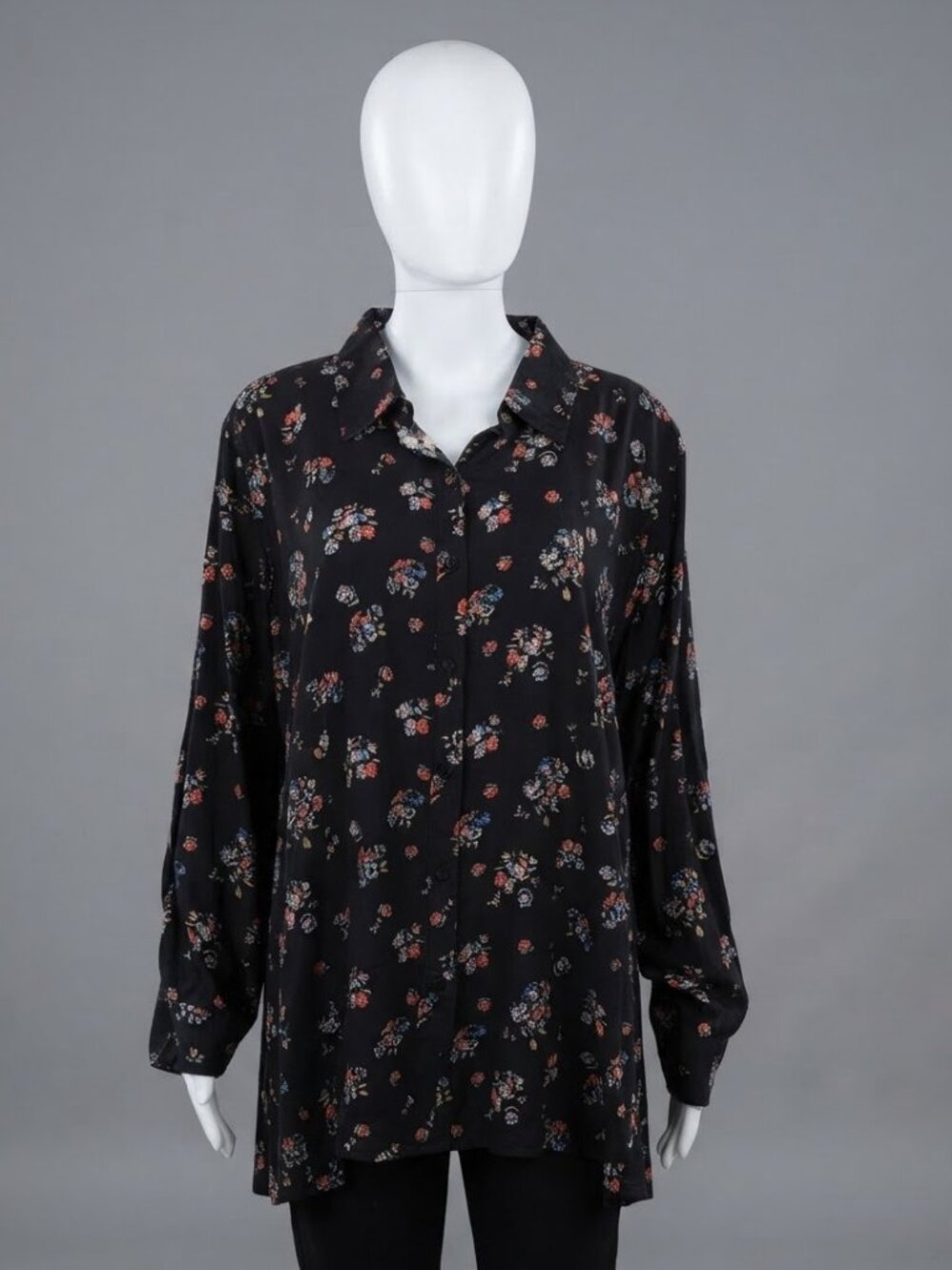 A.N.A Women's Floral Long Sleeve Top